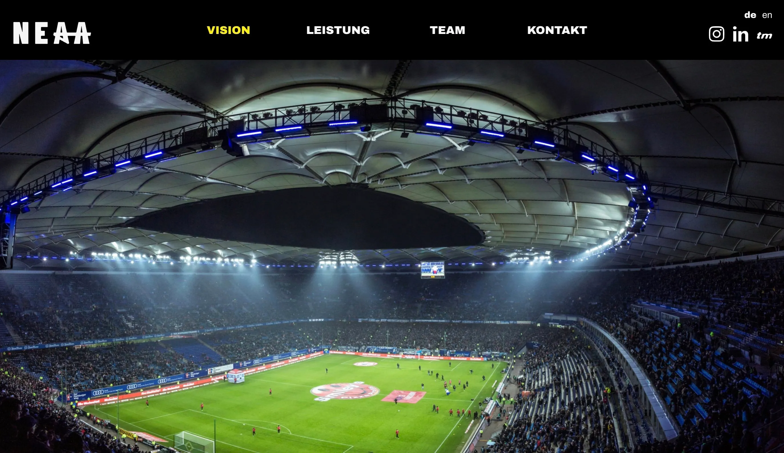 Website für New Era Athlete Advisors